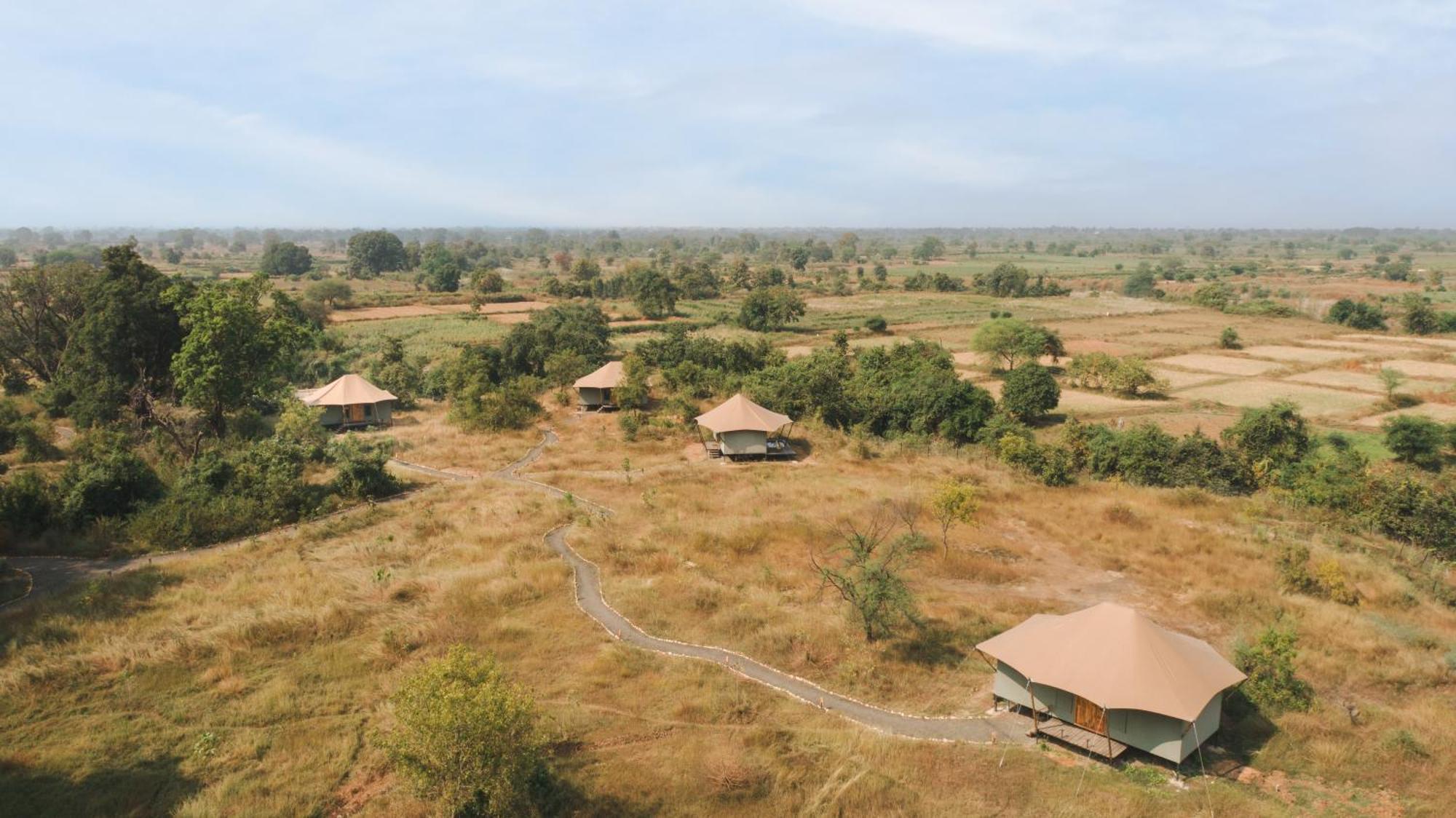 Hotel Trees N Tigers, Tadoba Kolāra Exterior foto